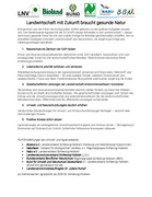 Gemeinsame Empfehlung schleswig-holsteinischer Landwirtschafts- und Umweltverbände zur gemeinsamen EU-Agrarpolitik als pdf