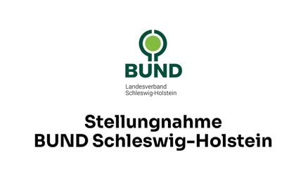Titelbild für Stellungnahme des BUND SH